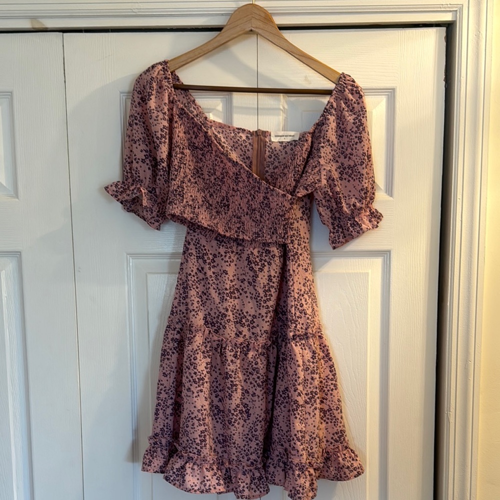 Goodnight Macaroon Pink Floral Mini Dress